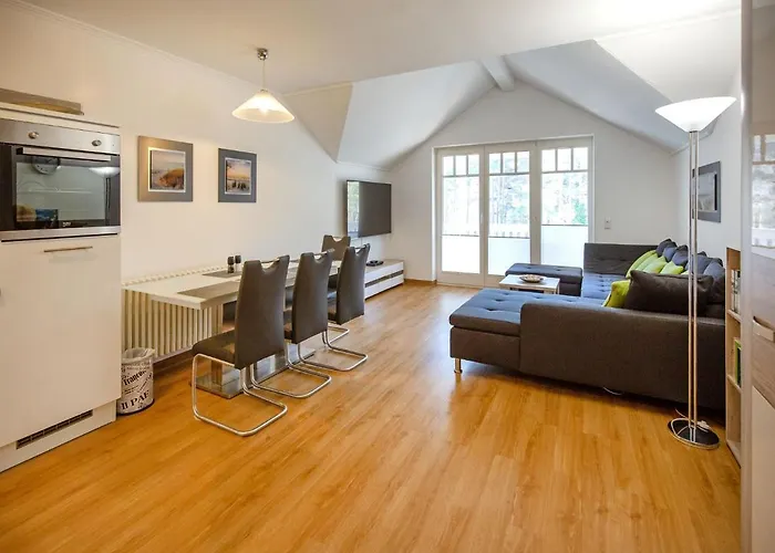 Duenenpark Binz - Komfortplus Ferienwohnung Mit 1 Schlafzimmer Und Balkon Im Dachgeschoss 294